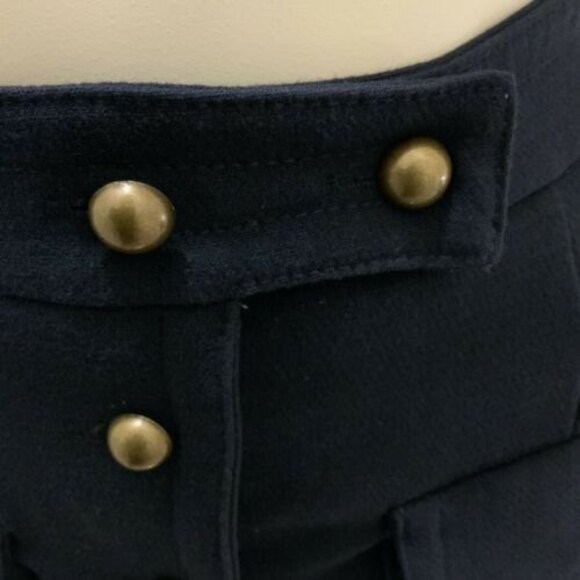 Forever 21 Blue Button Front Skirt 30 - Picture 4 of 6